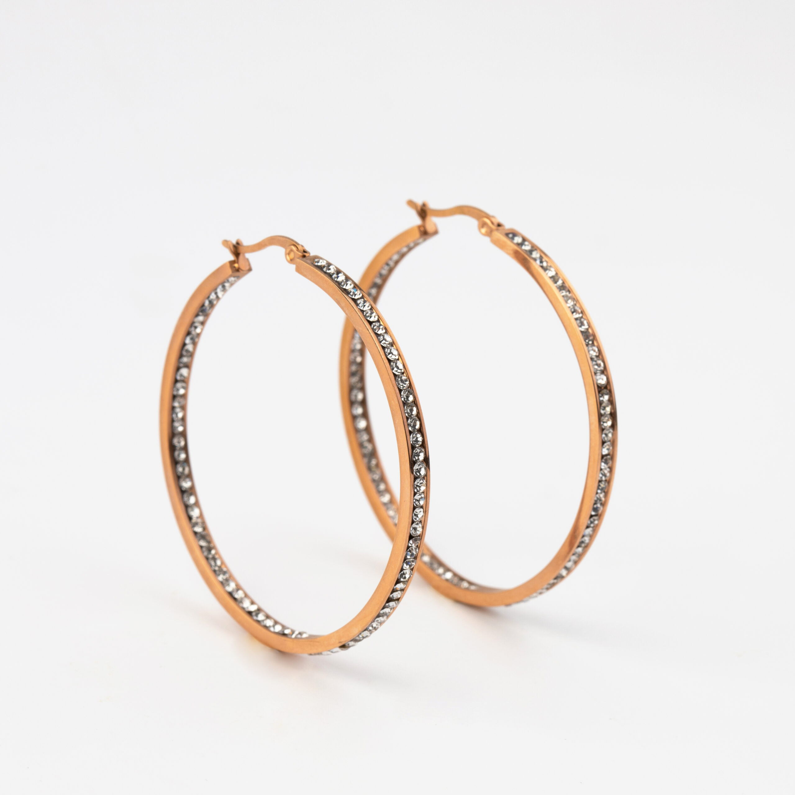 Серьги Двойное сияние Swarovski